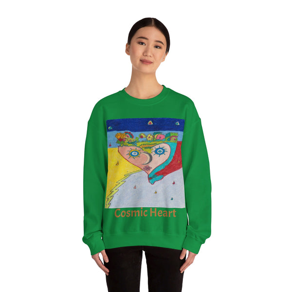 Cosmic Heart (1st Edition), Unisex Heavy Blend™ Crewneck Sweatshirt