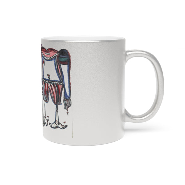 Mug Body Parts Anatomy Metallic Mug (Silver\Gold)