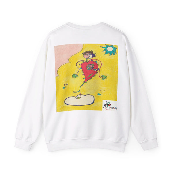 Blissful Heart (Dancer), Unisex Heavy Blend™ Crewneck Sweatshirt