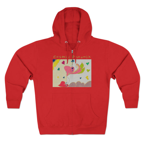 Cosmic Phoenix (2nd Edition) Unisex Zip Hoodie