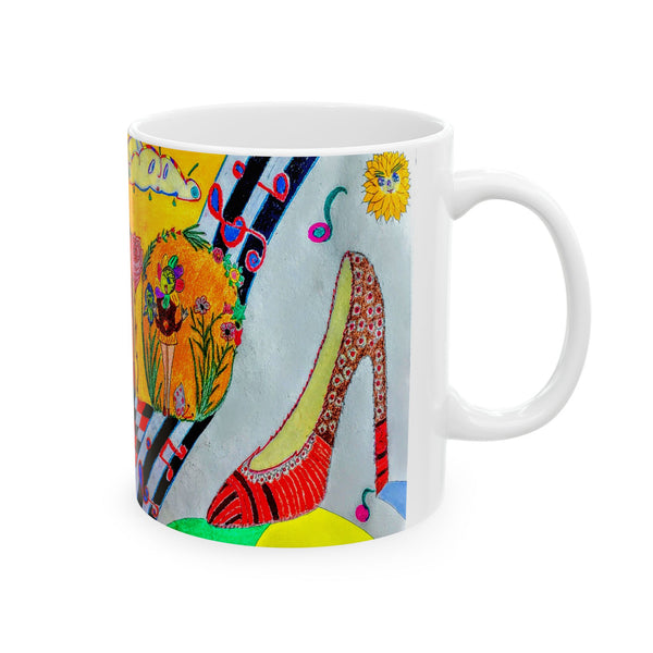 When The Shoe Fits, (Expanded View) Ceramic Mug (11oz) (15oz)