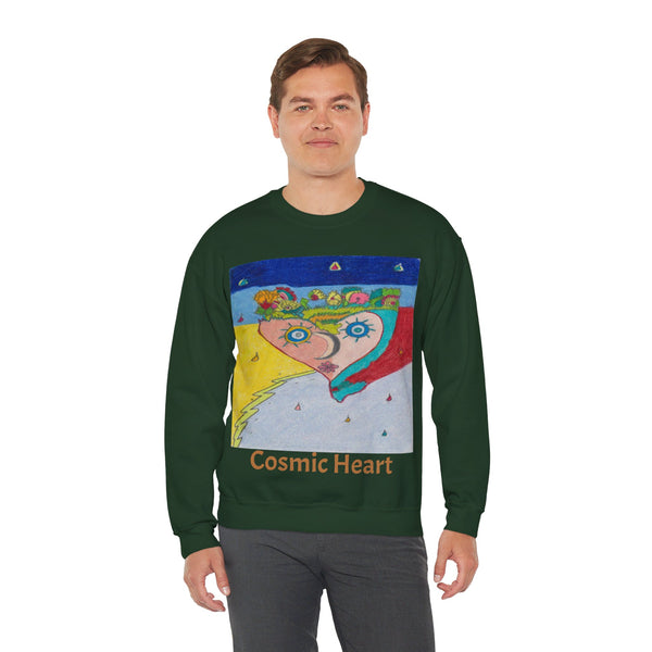 Cosmic Heart (1st Edition), Unisex Heavy Blend™ Crewneck Sweatshirt