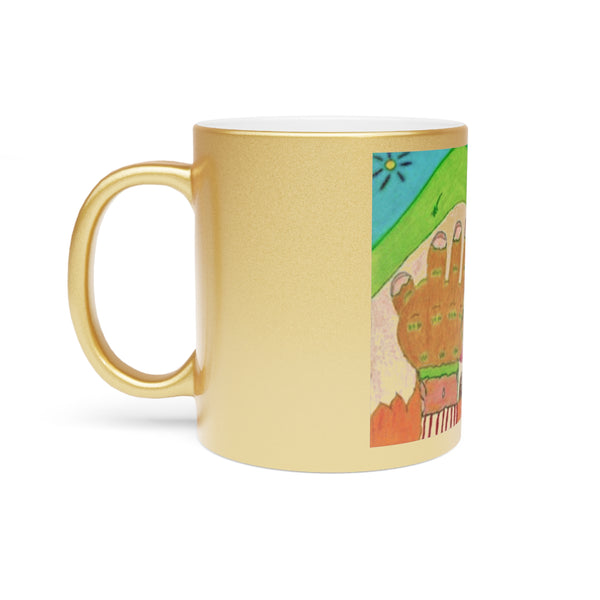 Blindspot (Bright Edition), Metallic Mug (Silver\Gold)