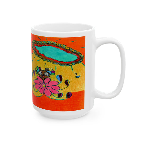 Sonic Bloom, Ceramic Mug, (11oz) (15oz)