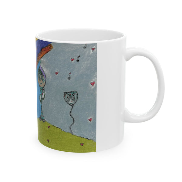 Flying Kites, Ceramic Mug, (11oz)