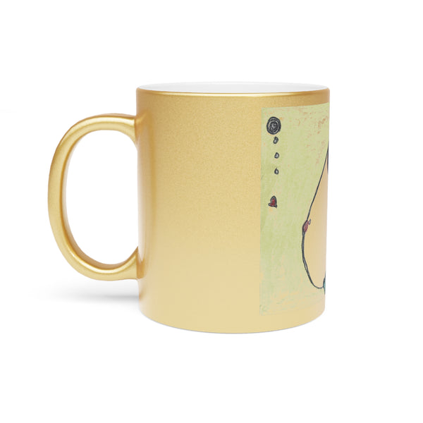 Mug Body Parts Anatomy Metallic Mug (Silver\Gold)