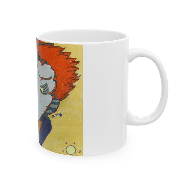 Red Head, Ceramic Mug, (11oz) (150z)