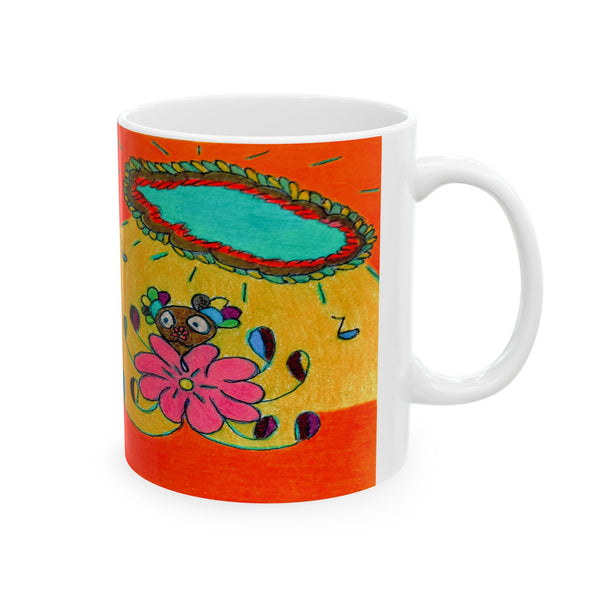 Sonic Bloom, Ceramic Mug, (11oz)