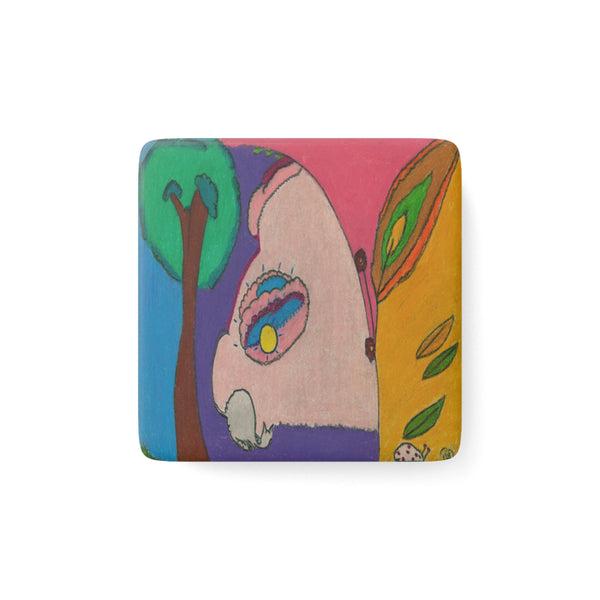 Sunset (Eye in The Sky), Porcelain Magnet, Square