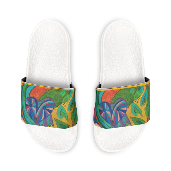 Swans in Love Men's PU Slide Sandals