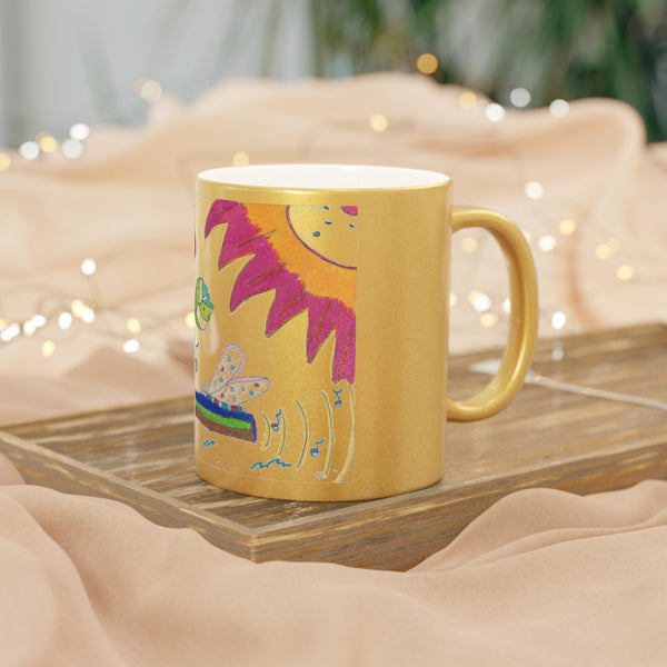 Tree Top, Metallic Mug (Silver\Gold)