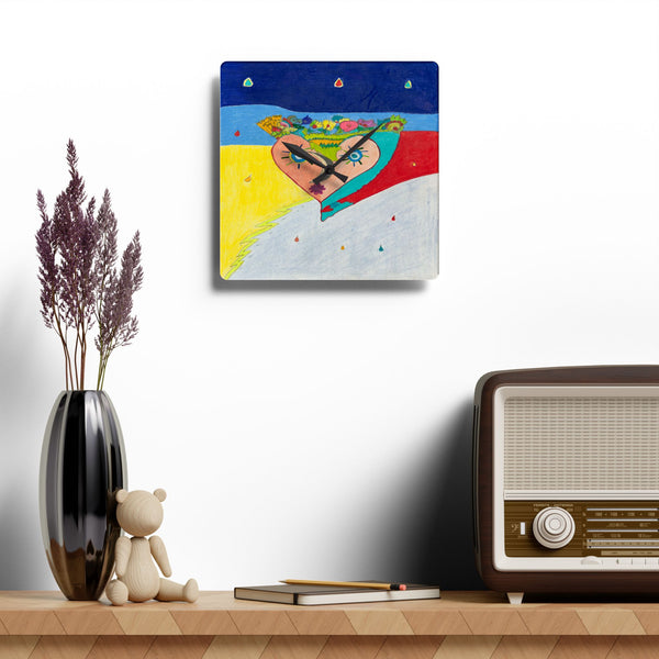 Cosmic Heart (2nd Edition) Acrylic Wall Clock
