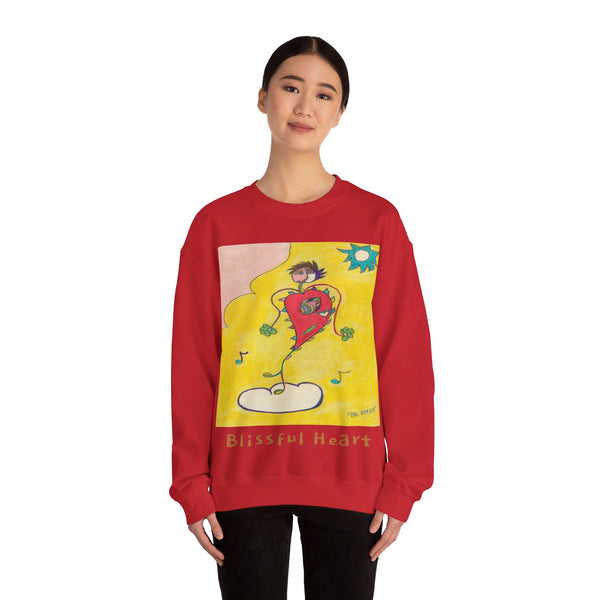 Blissful Heart (Dancer), Unisex Heavy Blend™ Crewneck Sweatshirt