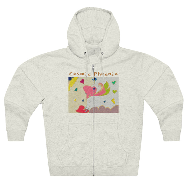 Cosmic Phoenix (2nd Edition) Unisex Zip Hoodie