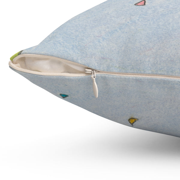 All Weathering Cosmic Heart, Weathers Any Conditions! (1st Edition) (Spun Polyester Square Pillow)