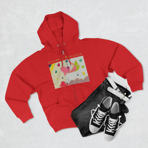 Cosmic Phoenix (2nd Edition) Unisex Zip Hoodie