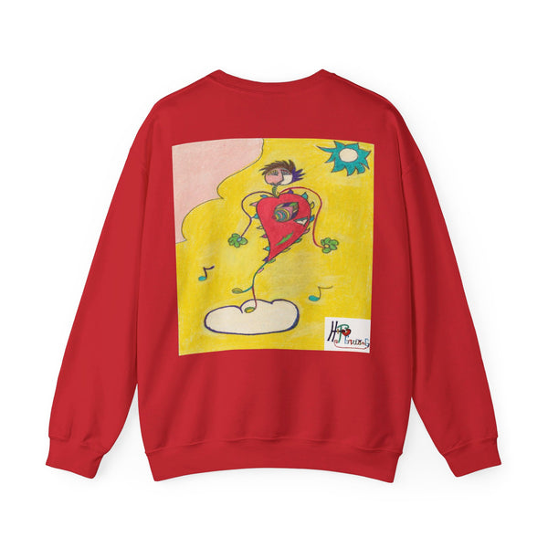 Blissful Heart (Dancer), Unisex Heavy Blend™ Crewneck Sweatshirt