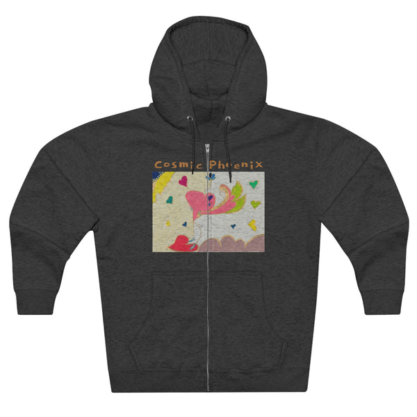 Cosmic Phoenix (2nd Edition) Unisex Zip Hoodie