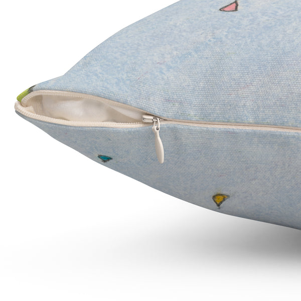 All Weathering Cosmic Heart, Weathers Any Conditions! (1st Edition) (Spun Polyester Square Pillow)