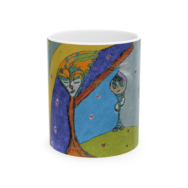 Flying Kites, Ceramic Mug, (11oz)