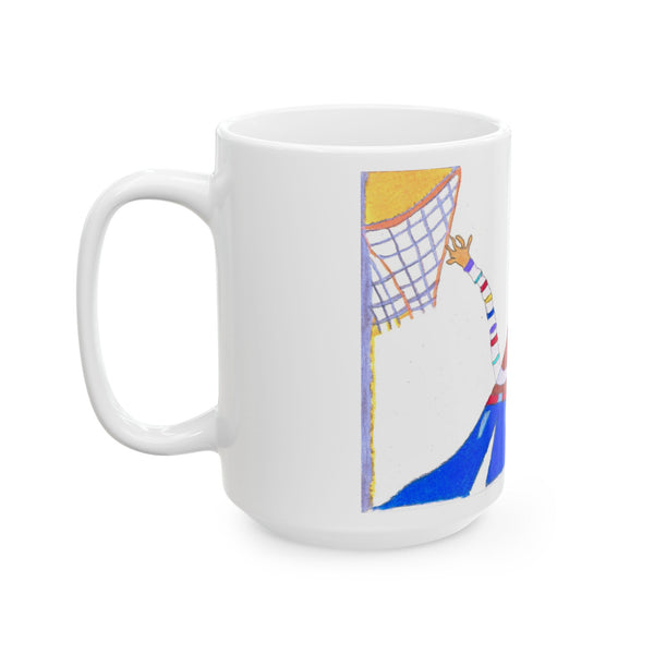 Dribble, Ceramic Mug (11oz) (15oz)