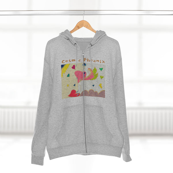Cosmic Phoenix (2nd Edition) Unisex Zip Hoodie