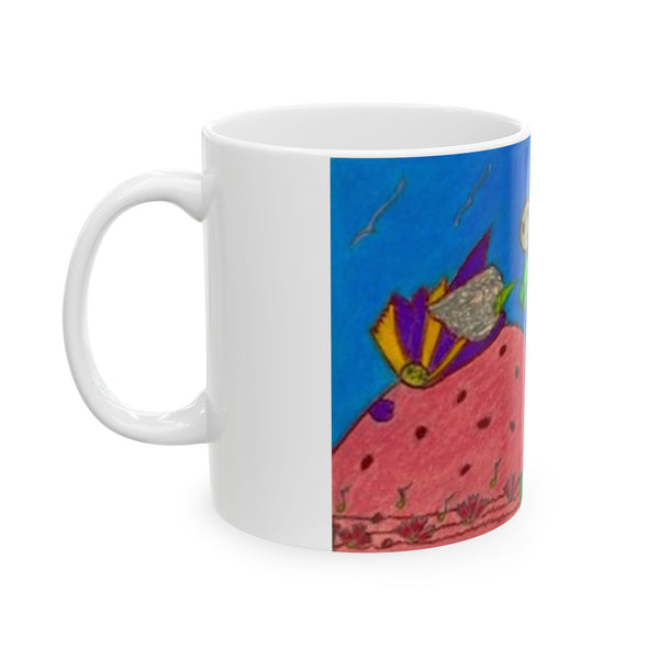 Full Moon, (Bright Side) Ceramic Mug