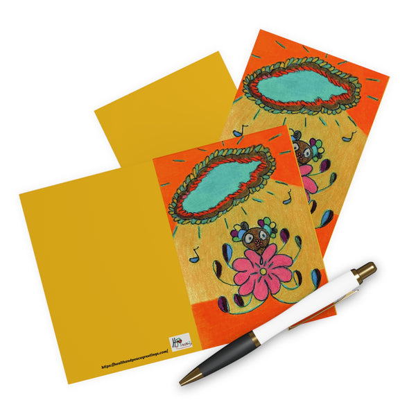 Greeting Cards - Sonic Bloom Design (5 Pack)