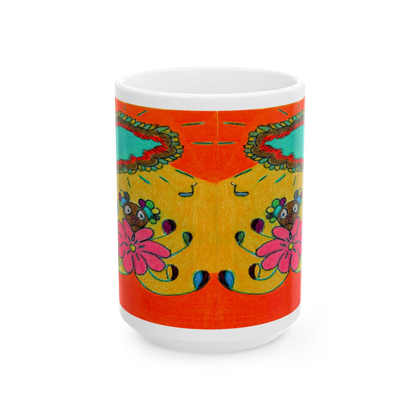 Sonic Bloom, Ceramic Mug, (11oz) (15oz)