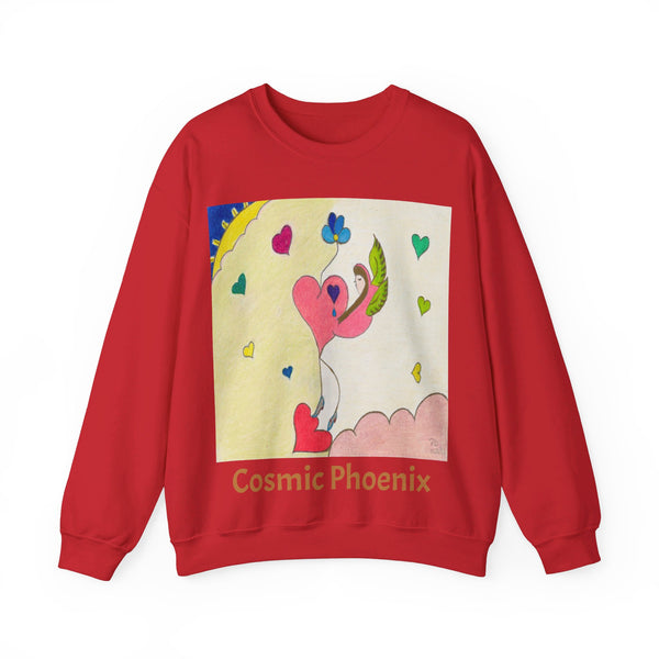 Cosmic Phoenix (1st Edition), Unisex Heavy Blend™ Crewneck Sweatshirt