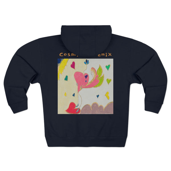 Cosmic Phoenix (2nd Edition) Unisex Zip Hoodie