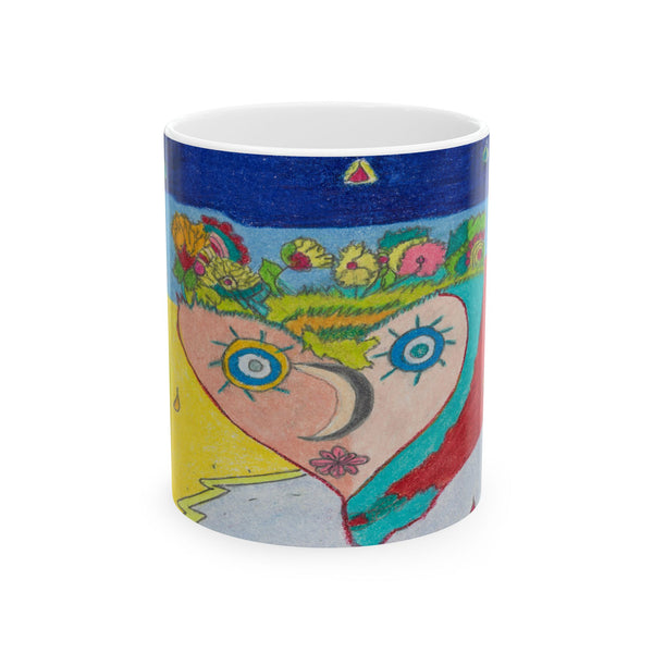 Cosmic Heart (1st Edition) Ceramic Mug, (11oz, 15oz)