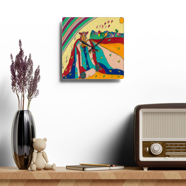 Noble King of Hearts, Acrylic Wall Clock