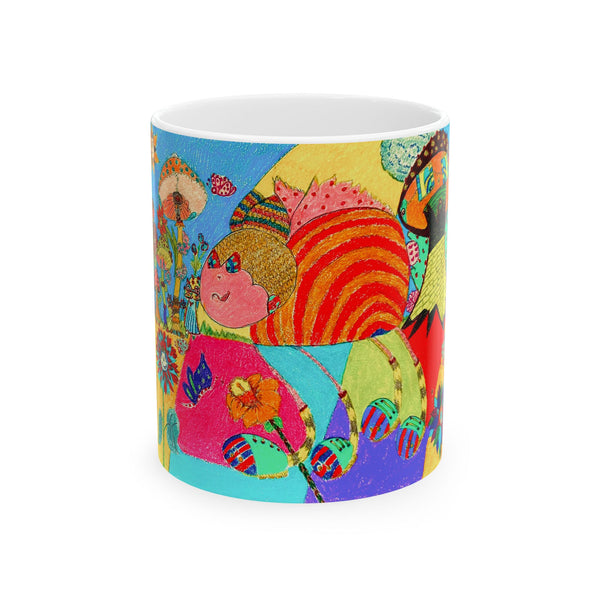 Bug Life (Bright Edition) Ceramic Mug, (11oz)