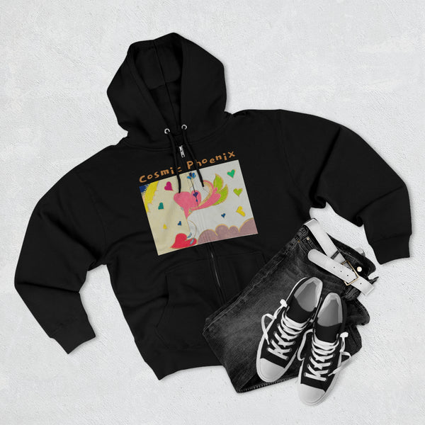 Cosmic Phoenix (2nd Edition) Unisex Zip Hoodie