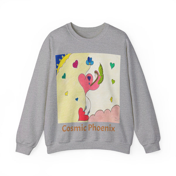 Cosmic Phoenix (1st Edition), Unisex Heavy Blend™ Crewneck Sweatshirt