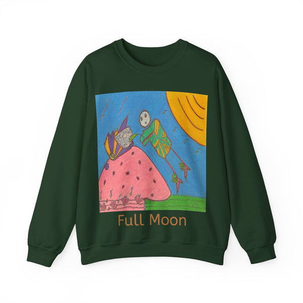 Full Moon, Unisex Heavy Blend™ Crewneck Sweatshirt