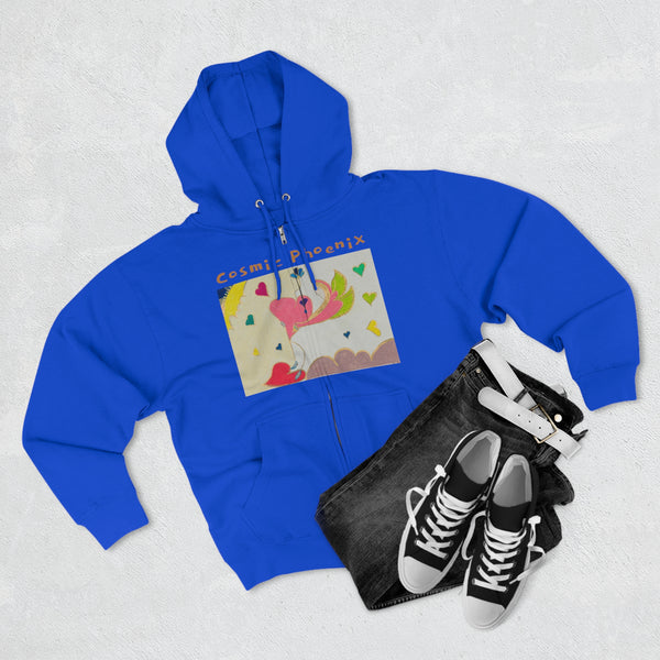 Cosmic Phoenix (2nd Edition) Unisex Zip Hoodie