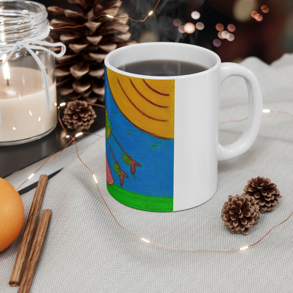 Full Moon, (Bright Side) Ceramic Mug