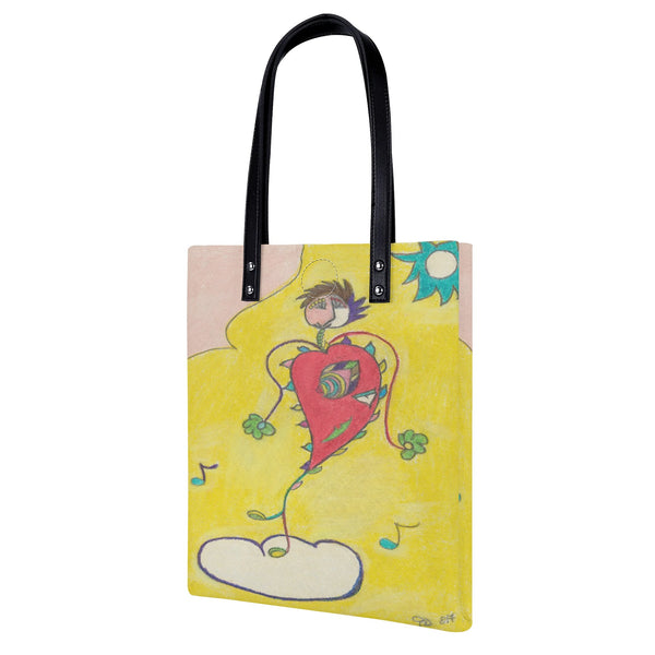 Blissful Dancer, PU Leather Handbag