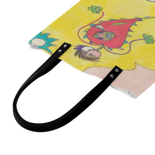 Blissful Dancer, PU Leather Handbag