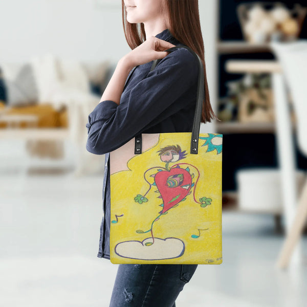 Blissful Dancer, PU Leather Handbag