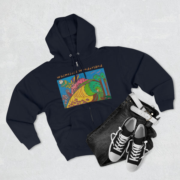 Whimsical Wonderland, Unisex Zip Hoodie