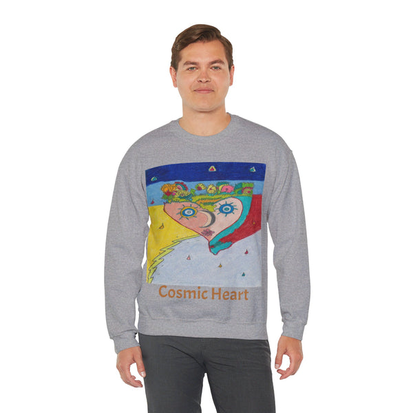 Cosmic Heart (1st Edition), Unisex Heavy Blend™ Crewneck Sweatshirt