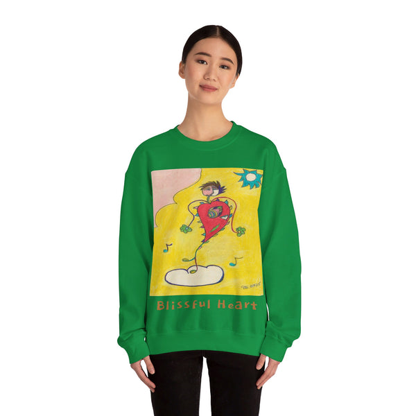 Blissful Heart (Dancer), Unisex Heavy Blend™ Crewneck Sweatshirt