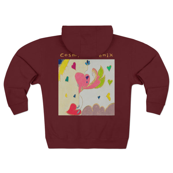 Cosmic Phoenix (2nd Edition) Unisex Zip Hoodie