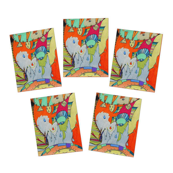 Clean Laundry, Multi-Design Greeting Cards (5-Pack)