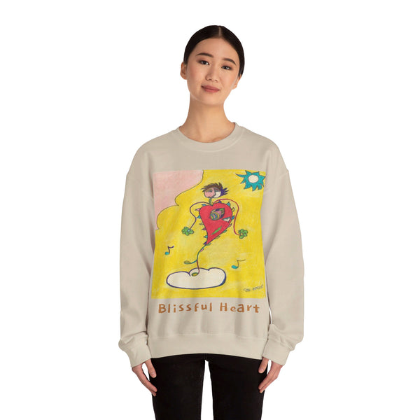 Blissful Heart (Dancer), Unisex Heavy Blend™ Crewneck Sweatshirt