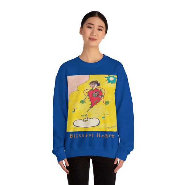 Blissful Heart (Dancer), Unisex Heavy Blend™ Crewneck Sweatshirt