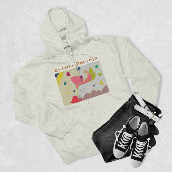 Cosmic Phoenix (2nd Edition) Unisex Zip Hoodie